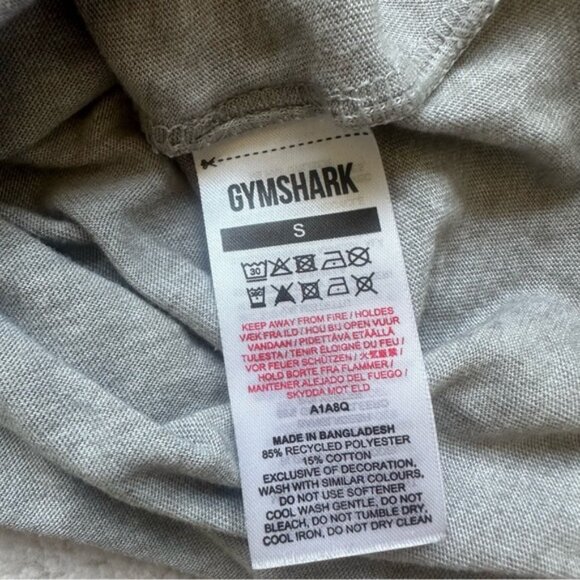 Gymshark | Light Gray Marl Legacy Stringer Muscle Tee | Size Small - Picture 5 of 7